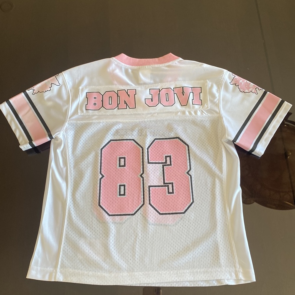 BON JOVI Lost highway world tour 2007-2008 jersey t-shirt. Women size S.